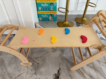 Parcours motricité bois montessori