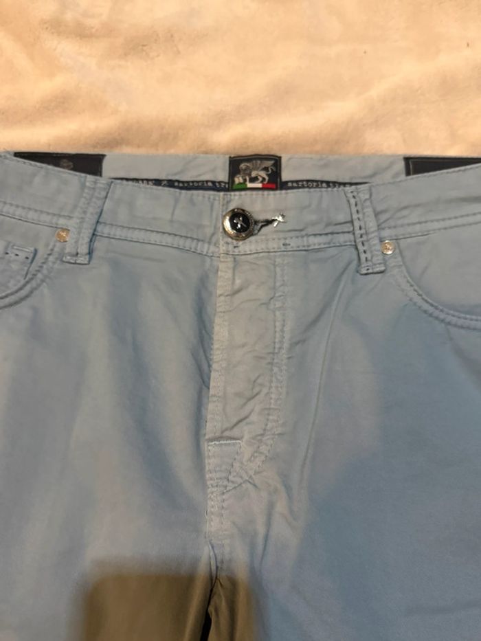Tramarossa - Jean d'été slim, Bleu ciel, taille 36 - photo numéro 6