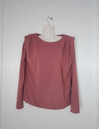 Blouse manches longues avec épaulettes femme c
