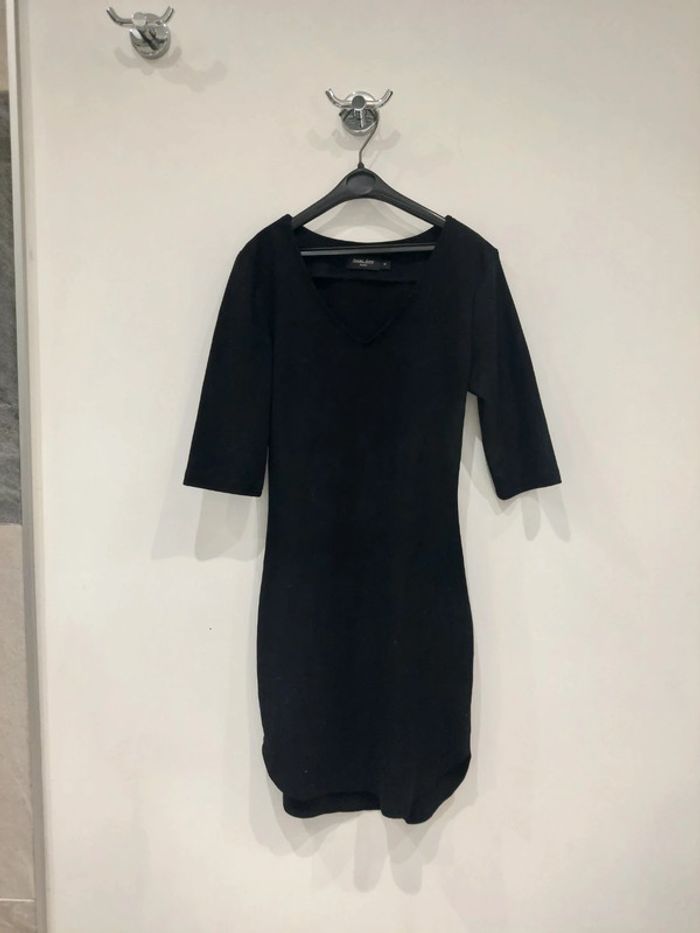 Robe noire suédine femme t36