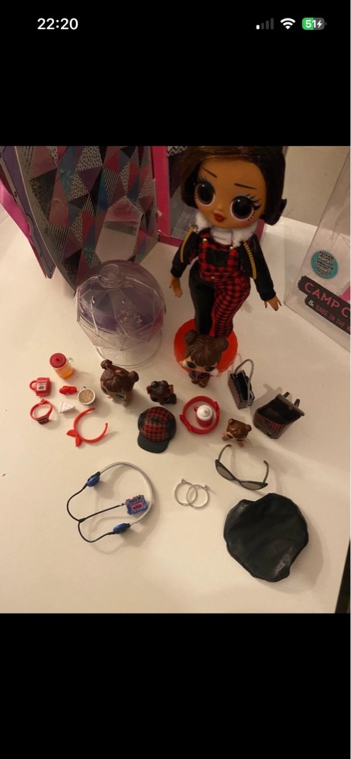 O.M.G. Winter Chill Camp Cutie Poupée Mannequin & Poupée Babe dans Les Bois Avec 25 Surprises - photo numéro 7