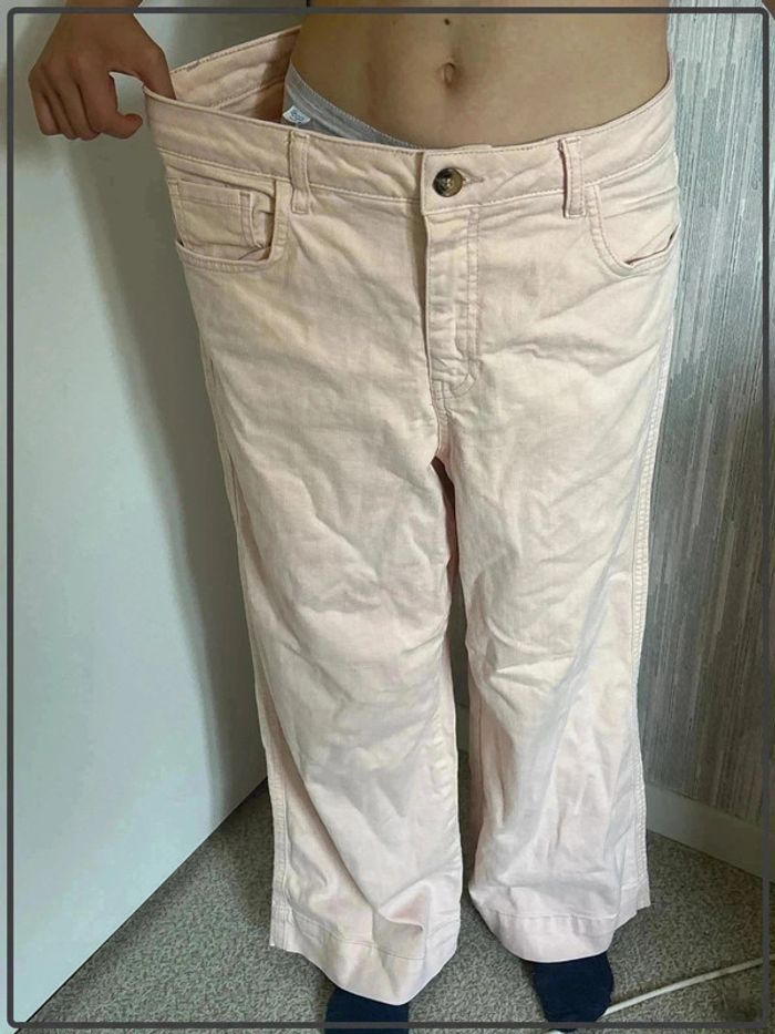 Jeans jambes larges taille 40 marque etam * - photo numéro 3