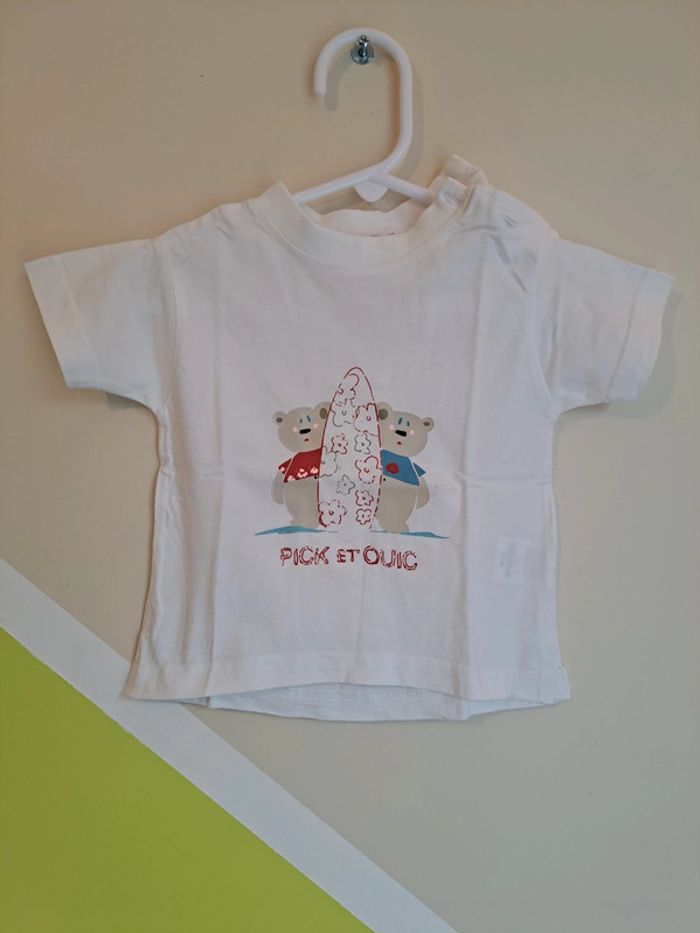 Lot de 11 t-shirts manches courtes 6 mois - photo numéro 9