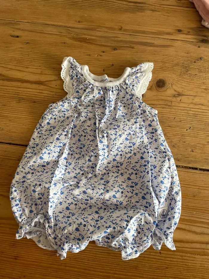 Barboteuse petit bateau 1 mois