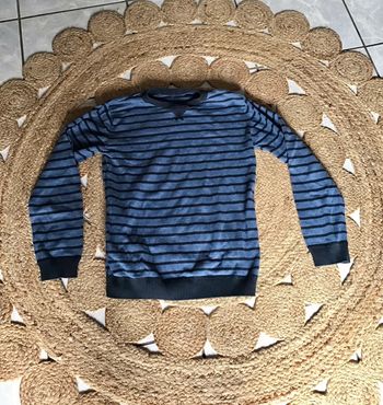 Pull garçon taille 12 ans de marque Kiabi bleu et bleu marine