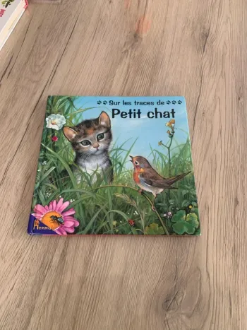Livre «  sur les traces de Petit Chat »