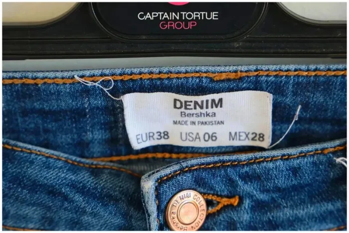 C37 jeans bleu bershka 38 - photo numéro 3