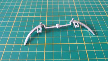 Pare-chocs avant pièce détachée miniature Bburago Burago Jaguar type E 1961 1/18 1/18e 1/18ème #D33