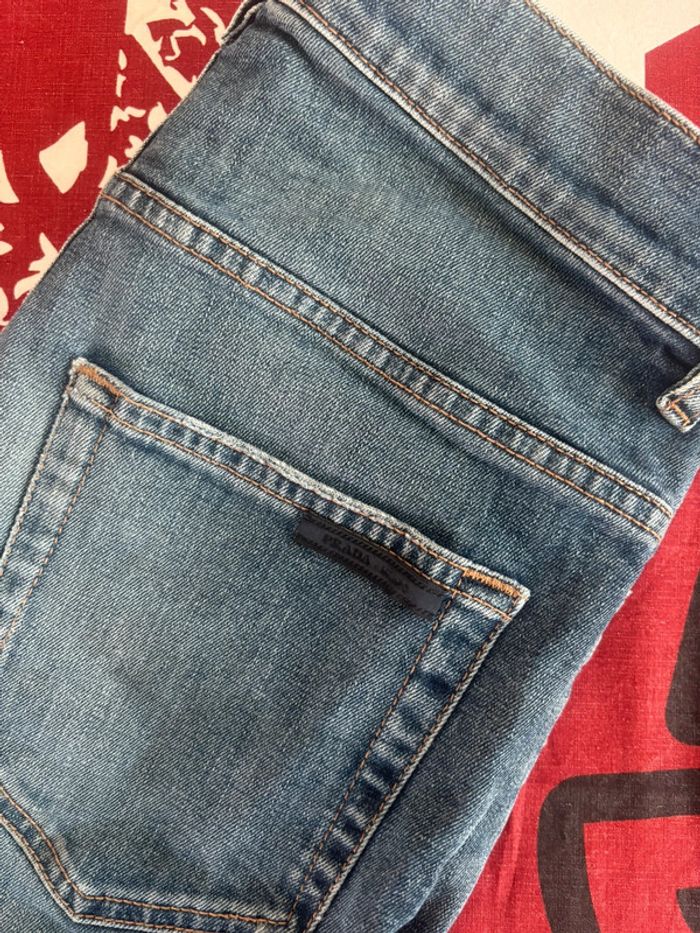 Jeans coupe slim Prada taille 38 bleu marine coupe slim - photo numéro 2