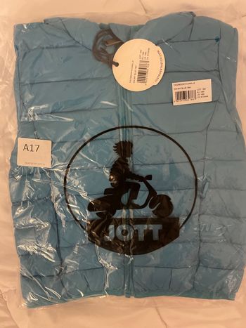 Doudoune jott Camille turquoise bébé