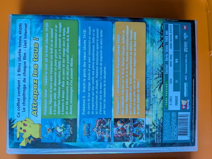 3 DVD pokemon : Les aventures des pokémon - photo numéro 6