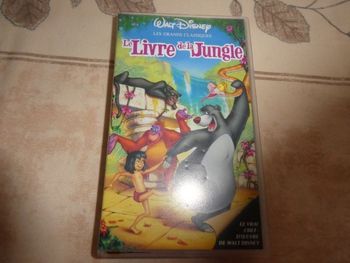 Cassette VHS Le Livre de la Jungle.