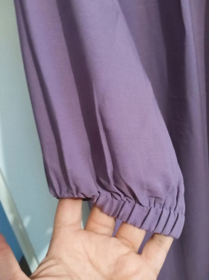 Abaya mauve taille L/XL - photo numéro 5