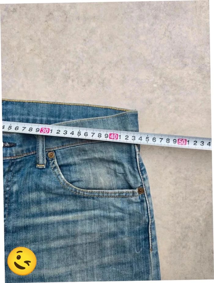 Short Levi's 751 W33 FR42 Bleu Femme Women #SHO18b - photo numéro 4