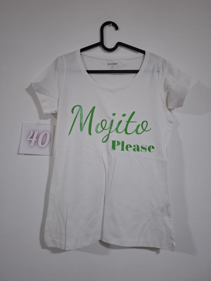 T shirt personnalisé - Mojito Please - 40/L - 40% - photo numéro 1