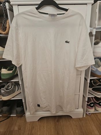 Très beau tee-shirt Lacoste écru