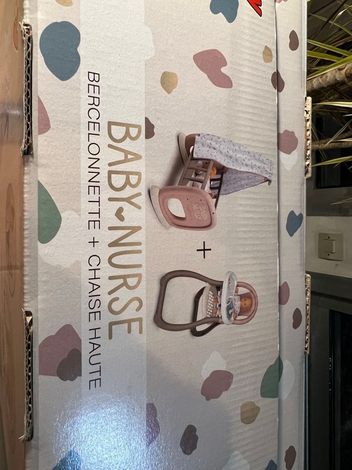 Chaise haute et bercelonnette pour poupée smoby - photo numéro 10