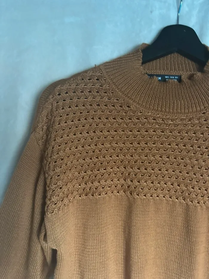 pull marron taille S - shein - photo numéro 3