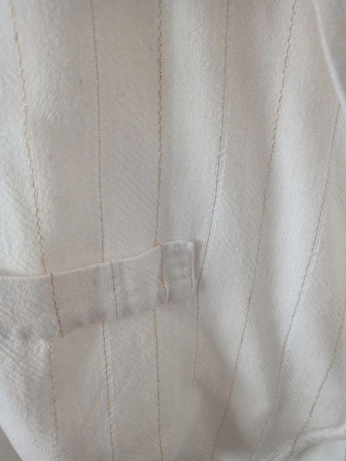 Gilet sans manches 45% lin neuf - photo numéro 3
