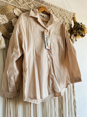 Chemise beige oversize NEUVE