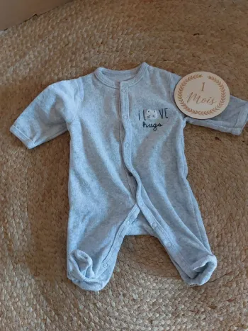 Pyjama mixte 1 mois