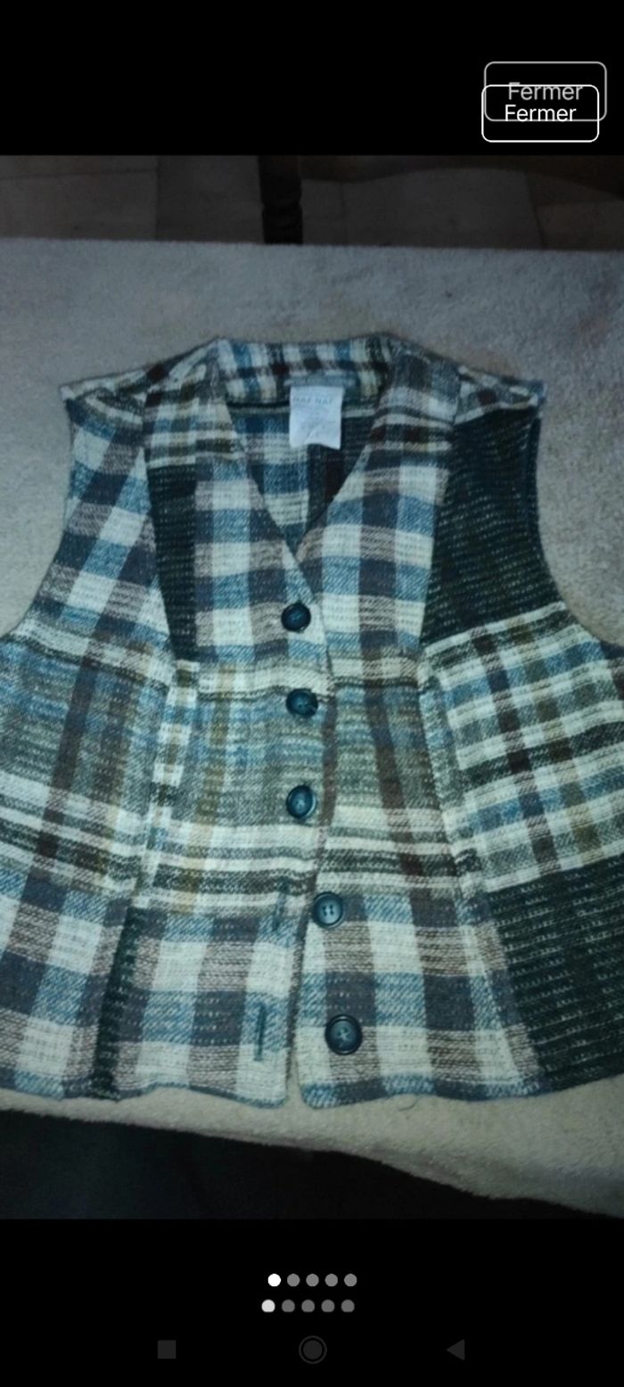 Très beau gilet Naf Naf f46 - photo numéro 2