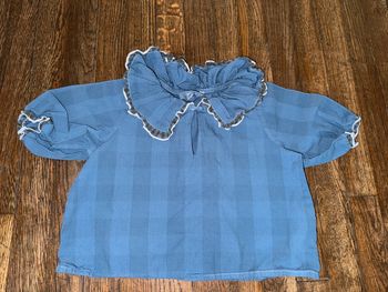 Blouse bandits à la crème  4 ans