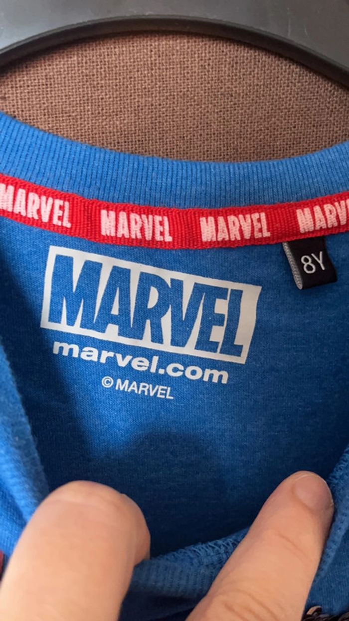 Teeshirt MC Marvel Avengers 8A sequins réversibles - photo numéro 3