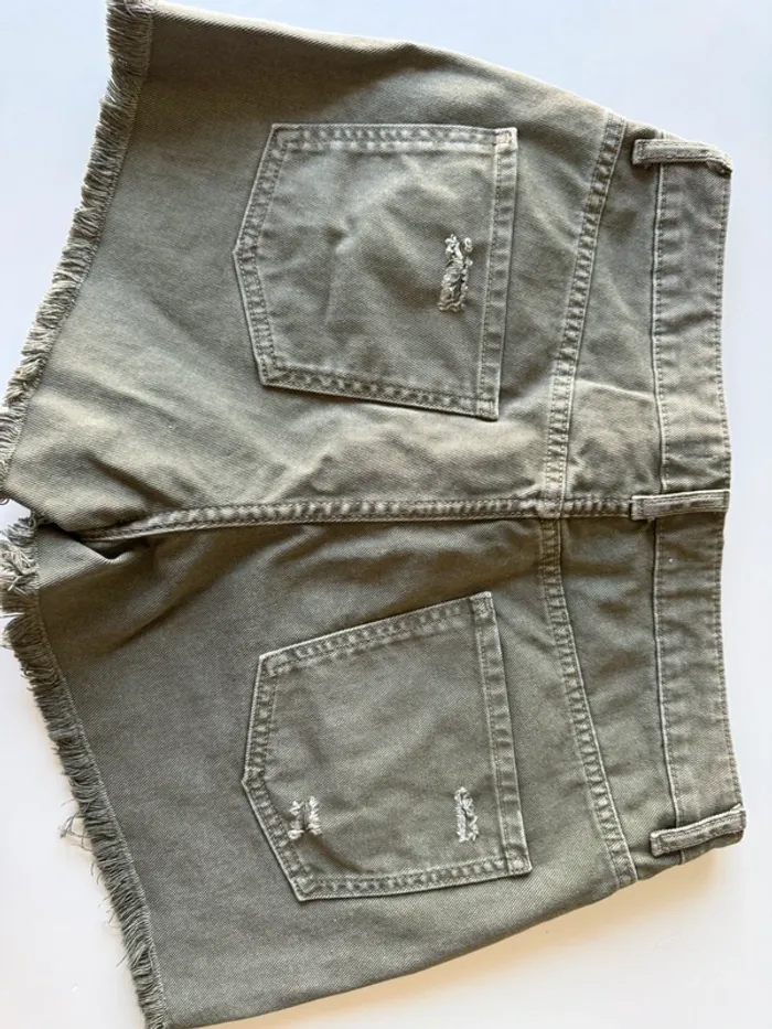 Short jeans kaki primark - photo numéro 4