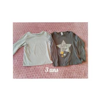 Haut manches longues 3 ans