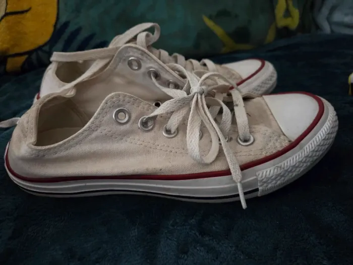 Converse basse taille 37.5 blanche - photo numéro 5