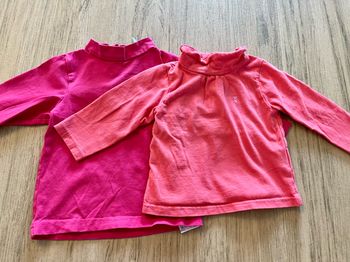 Lot de deux tee-shirts manches longues