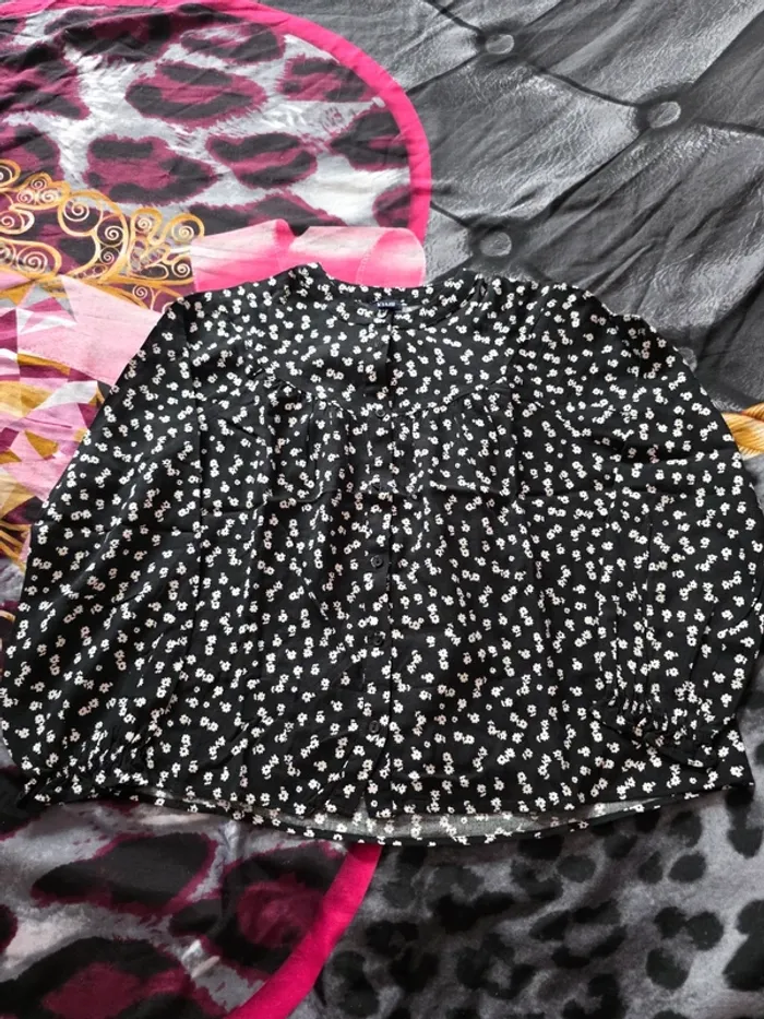 Blouse à fleurs