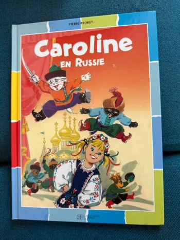 BE Édition très rare damiers couleurs Caroline en Russie Pierre Probst livre bd album