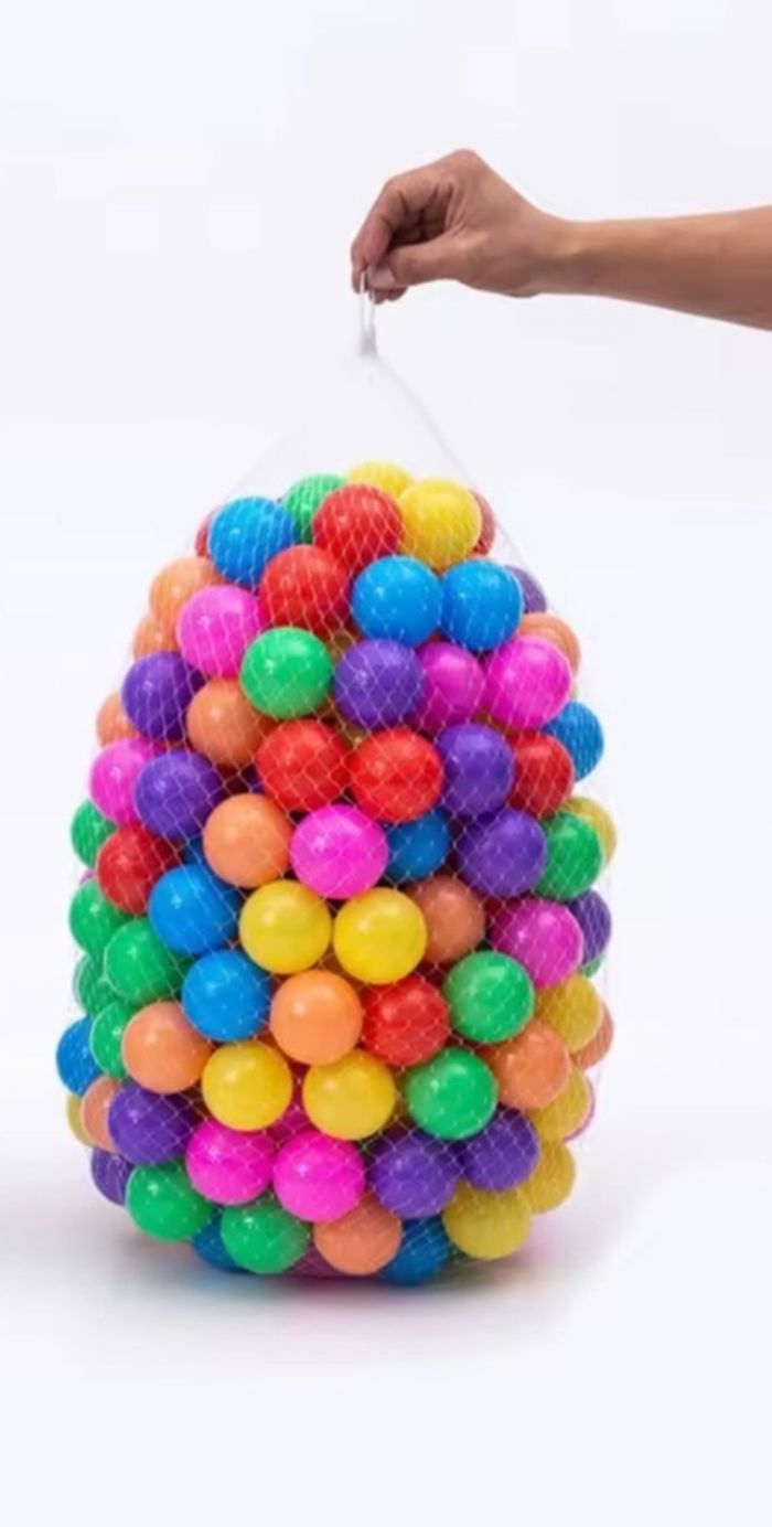 Parc 120x120 panier de basket intégré, 100 balles et 2 poignées - photo numéro 2