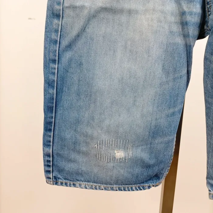 Short en jean denim bleu taille 42 estimée A868 - photo numéro 5