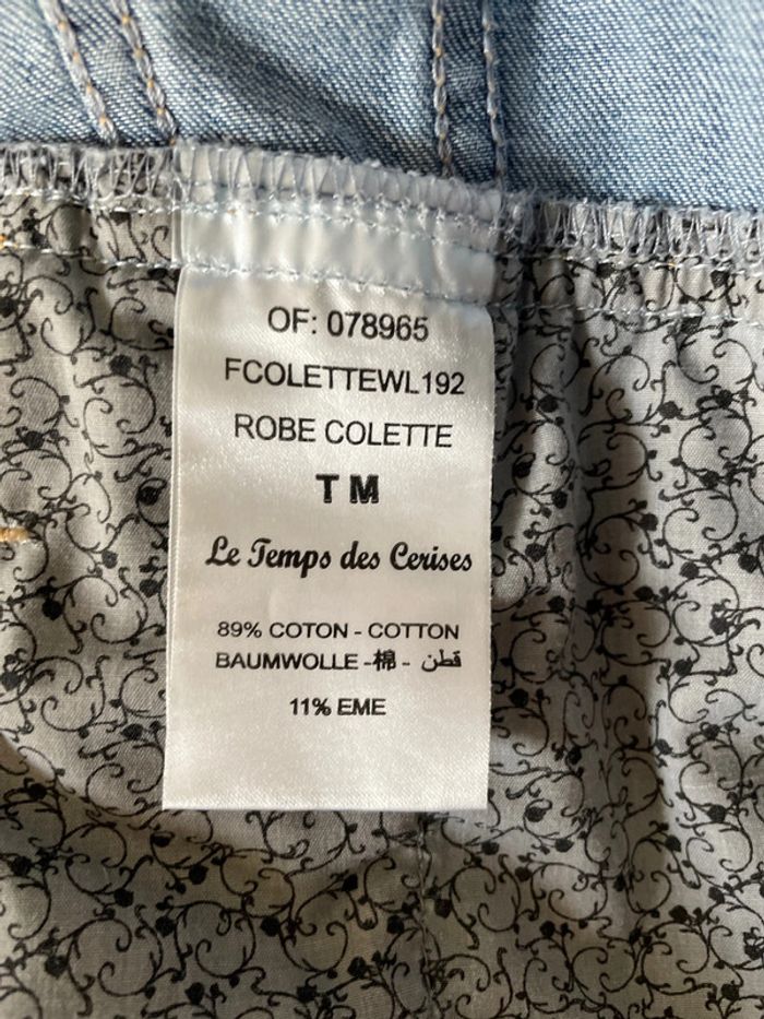 Robe en jean Le Temps des Cerises taille M - photo numéro 5