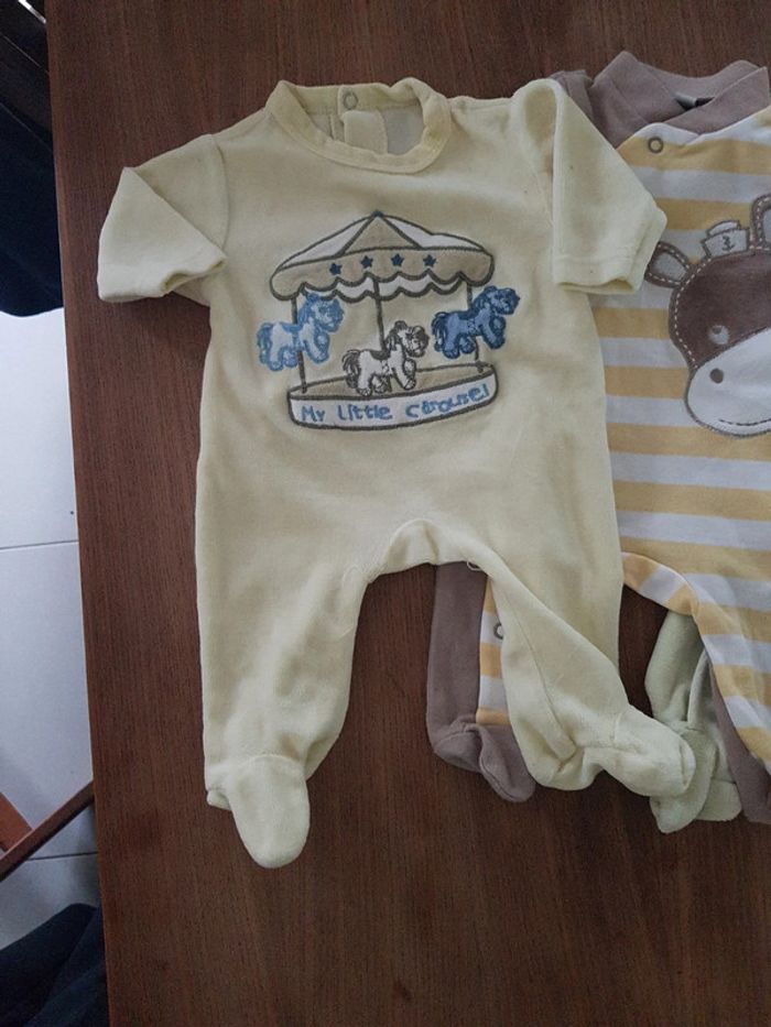 Pyjamas naissance mixte 54cm - photo numéro 2