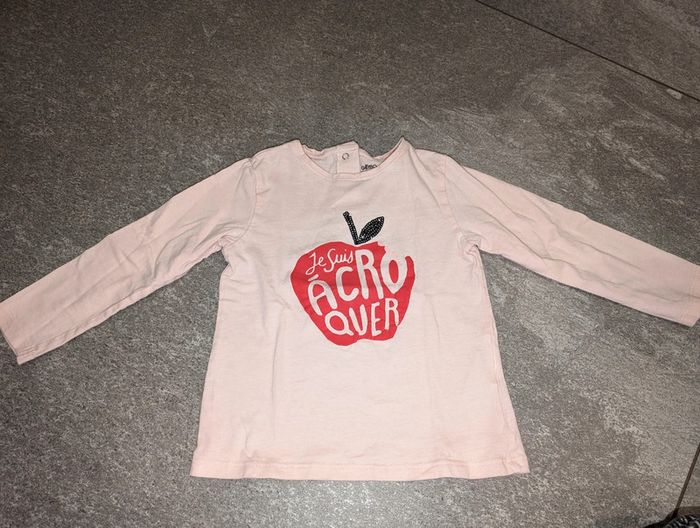 T-shirt à manches longues fille 3 ans