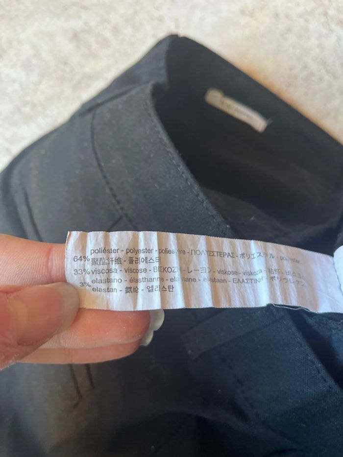 Pantalon à pince noir Bershka 38 - photo numéro 6