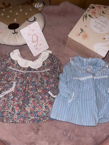 Lot de 2 blouse 9mois