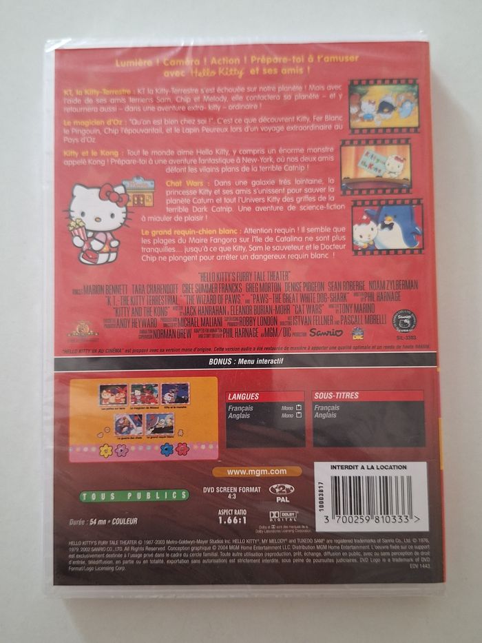 DVD Hello Kitty va au cinéma, neuf sous blister - photo numéro 2