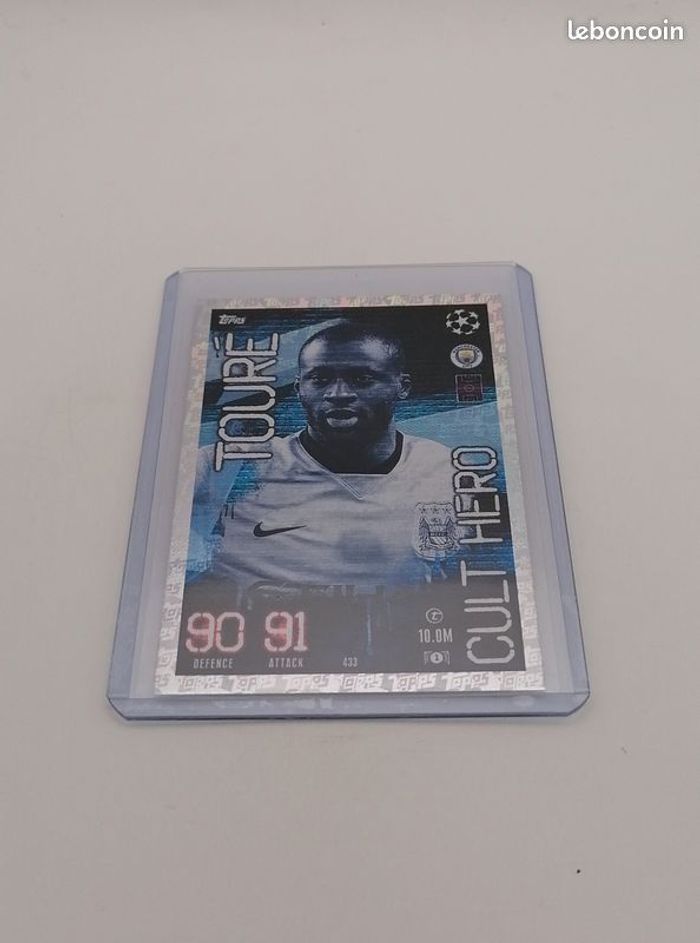 Carte Topps Match Attax 2023-24 CULT HERO Touré n°433 MANCHESTER CITY. - photo numéro 2