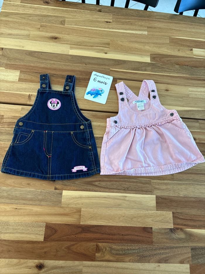 Lot de 2 robes salopette