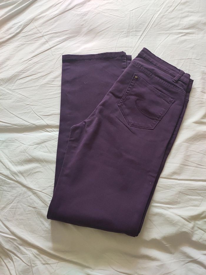 Jeans violet femme 44 Esmara - photo numéro 4
