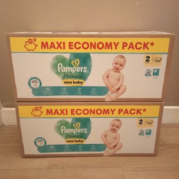 Pampers harmonie taille 2(208 couches)