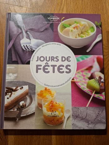 Livre thermomix Jours de fêtes - Neuf