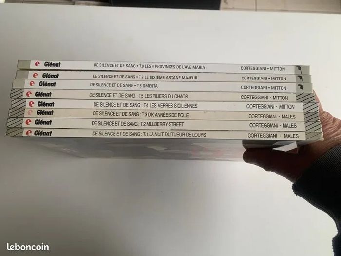 De silence et de sang lot de 8 bd corteggiani et mitton - photo numéro 2