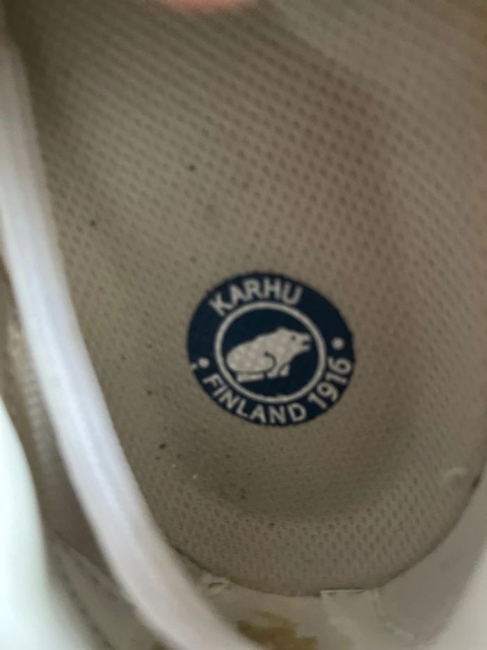 Baskets Karhu / 37 / Blanche et bordeaux / Bon état - photo numéro 7