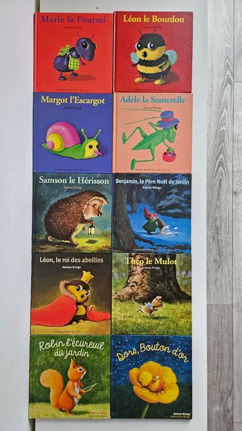 Lot 10 livres Les Drôles de petites bêtes 